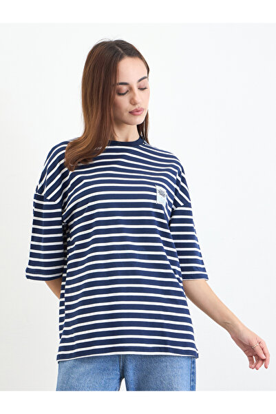 Styli Striped Round Neck T-Shirt
