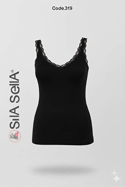 belpa Sıla Sella Lace Tank Top