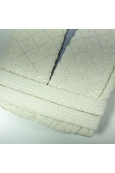 Reiashn Nitsi robe set, pink and gray, 12 pieces