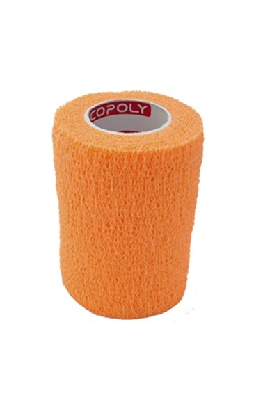 Copoly Bandaj elastic autoadeziv 7,5 cm x 4,5 m - Portocaliu