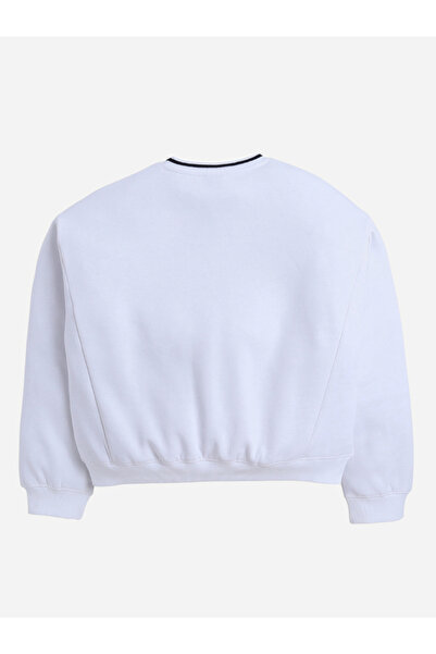 Victor and Jane By Styli New York Big Apple Contrast Rib Sweatshirt - 100% Cotton Fleece