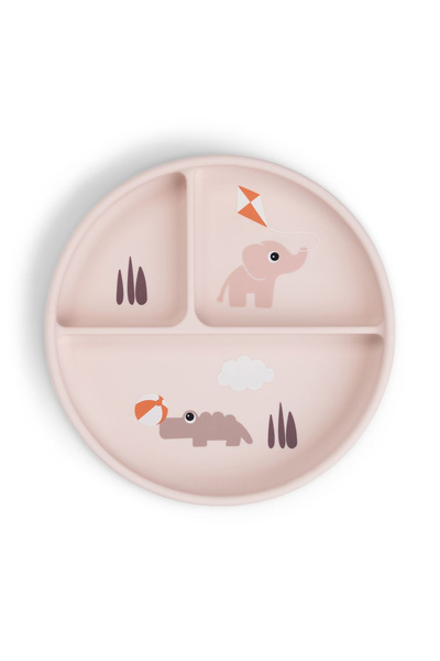 Done By Deer Farfurie compartimentată Stick&Stay Playground Powder