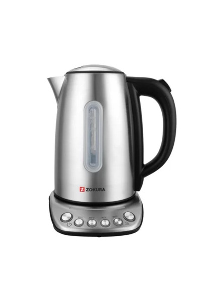 Zokura Ηλεκτρικός βραστήρας 1,7 λίτρων, 2200 W, 4 προκαθορισμένες θερμοκρασίες -