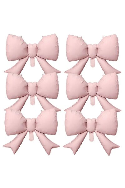 Çemrek Süs Parti Light Pink Powder Bow Foil Balloon 1 Piece 53 cm