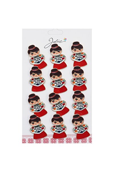 Flippy Σετ 12 Brose Martisor Primavara Fata Din Toata Inima