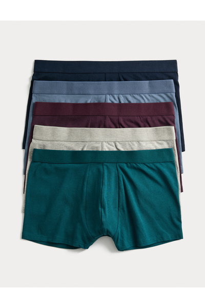 Marks & Spencer 5’li Pamuk Streç Cool & Fresh Hipster Seti