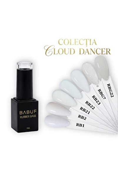 BABUF Cloud Dancer – Set 7 Baze Rubber Profesionale 15ml | Nuanțe Naturale & ...