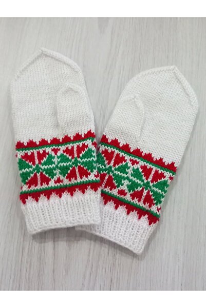 Günebakan Hand Knitted Adult Gloves 23X10Cm