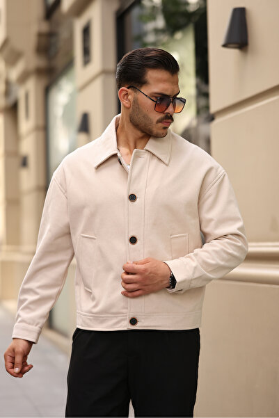 YUSK Oversize Rahat Mevsimlik Kaşe Ceket