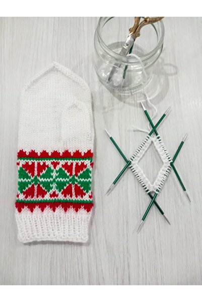 Günebakan Hand Knitted Adult Gloves 23X10Cm