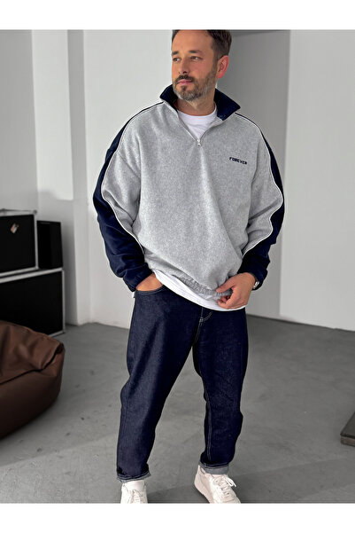 BYBASICMAN Gray Polar Forever Sweatshirt Pm-0027