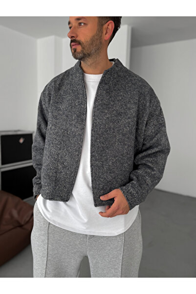 BYBASICMAN Μπουφάν με κουμπιά σε μπλε ναυτικό χρώμα BRY-110-08