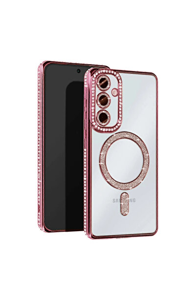 NewFace Samsung Galaxy S25 Fe Joke Simli Magneticsafe Case - Pink