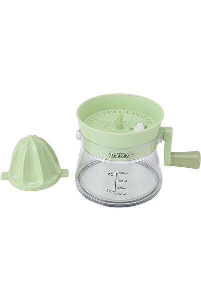 Flippy Manual Citrus Juicer Flippy, Durable, Easy to Use and Store, 16.5x13 cm, Transparent/Green