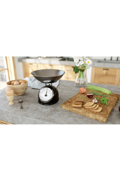 ETA Mechanical kitchen scale Storio 5777 BLACK, 5 kg, 25g accuracy, 5 L stainless steel bowl