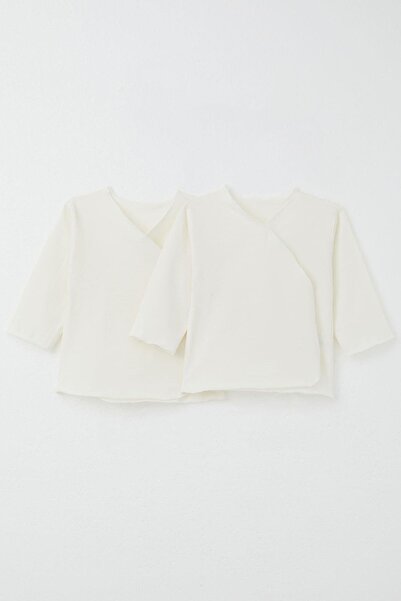 Breeze Baby Underwear Hospital Release Pack of 2, 0-3 Months, Ecru