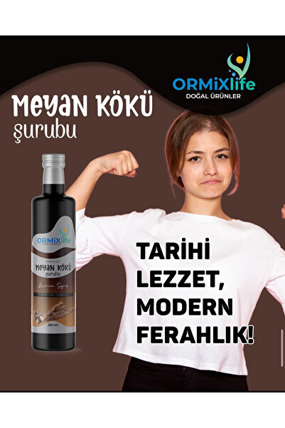 ORMİXlife MEYAN KÖKÜ ŞURUBU PROPOLİSLİ & DOĞAL KATKISIZ