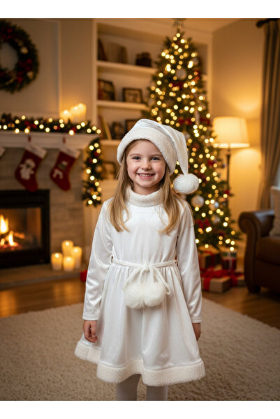 KidsMagazin Rochie pentru serbare albă Fulg de Nea