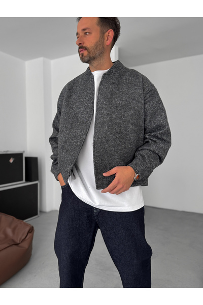 BYBASICMAN Антрацитовий піджак з ґудзиками BRY-110-08