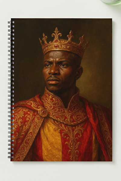 BLACKONECLASS OSİMHEN A5 Metal Spiralli Çizgisiz kalın bristol Kapak OSİMHEN ...