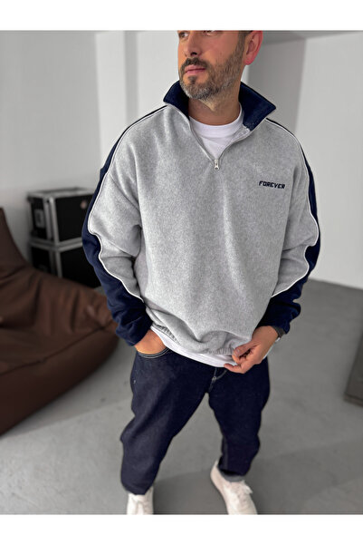 BYBASICMAN Gray Polar Forever Sweatshirt Pm-0027