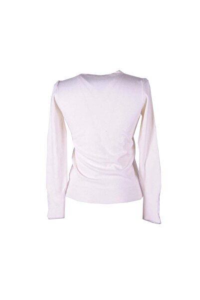 trender Basic O Neck Ecru Women's Sweater 26Kl71A40020
