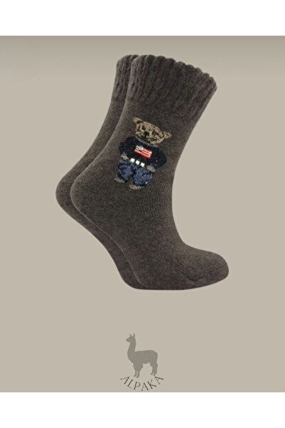 ragistore 4-Piece Teddy Bear Women's Alpaca Wool Winter Thick Socks