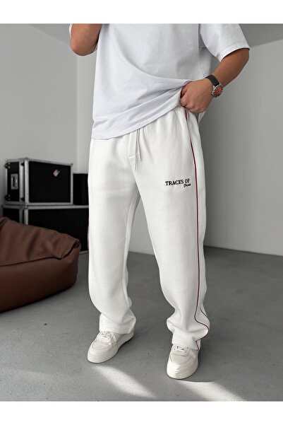 BYBASICMAN Φόρμα με κέντημα White Traces TW-7086