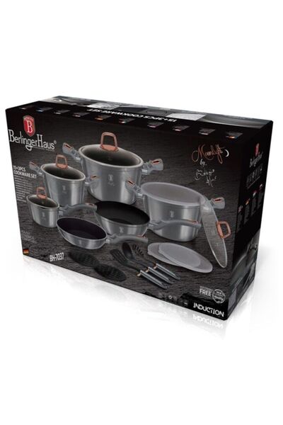 Berlinger Haus 18-piece Cookware Set (Moonlight Collection)