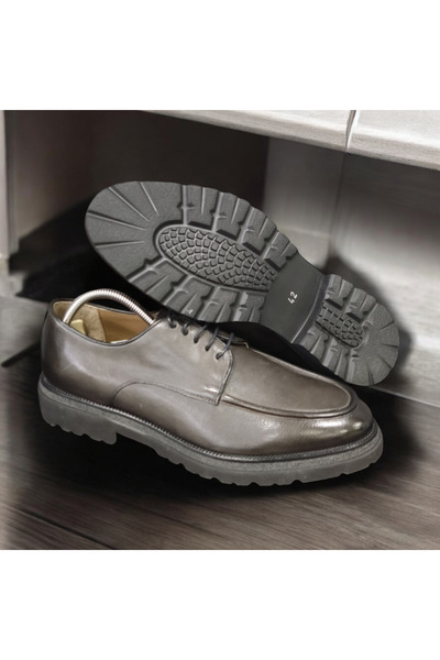 VİVA SHOES 100% Genuine Leather Eva Sole Classic Men's Shoes