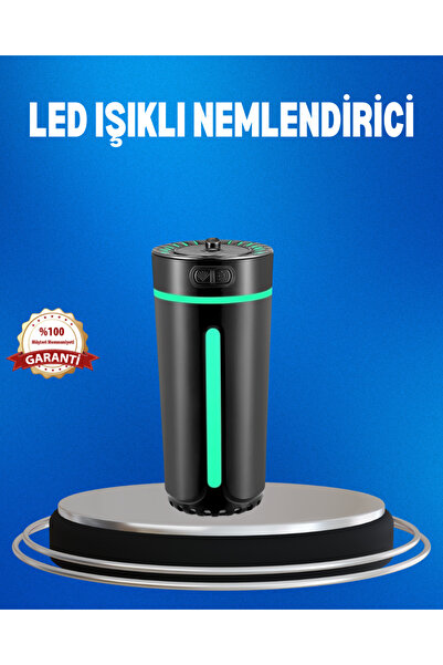 Home مرطب هواء مزود بإضاءة LED وناشر بخار للعلاج العطري مع وصلة USB