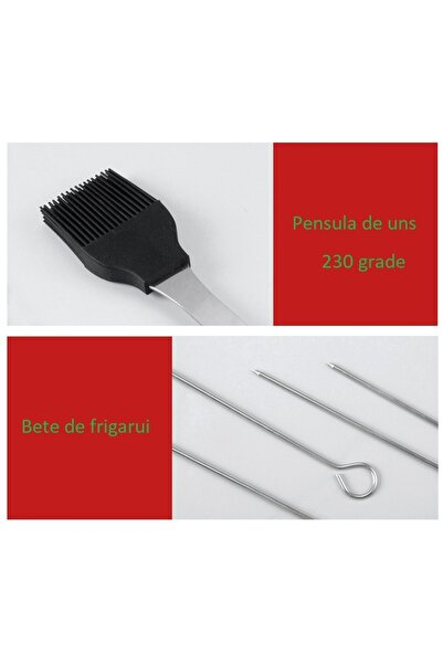 Flippy Set of 16 Grill Utensils, Flippy, Stainless Steel, Oxford Bag, Silver