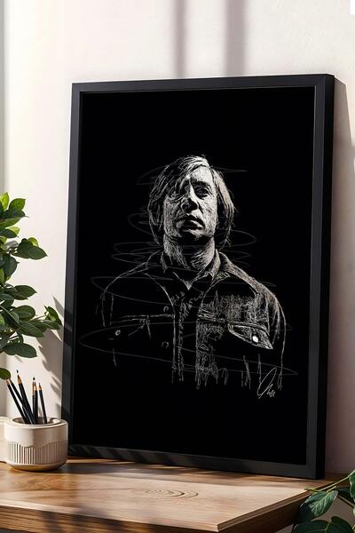 Saturn Pictură înrămată de Anton Chigurh No Country for Old Men - Poster estetic