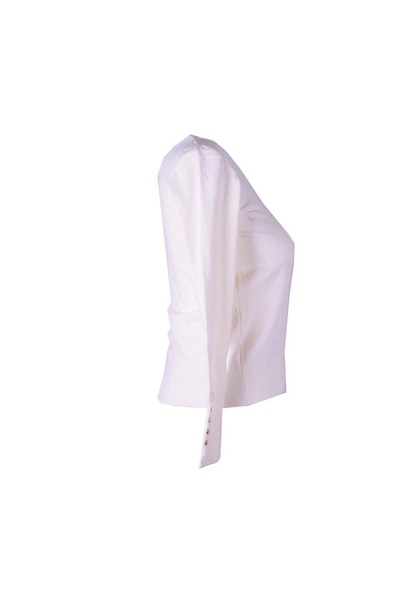 trender Basic O Neck Ecru Women's Sweater 26Kl71A40020