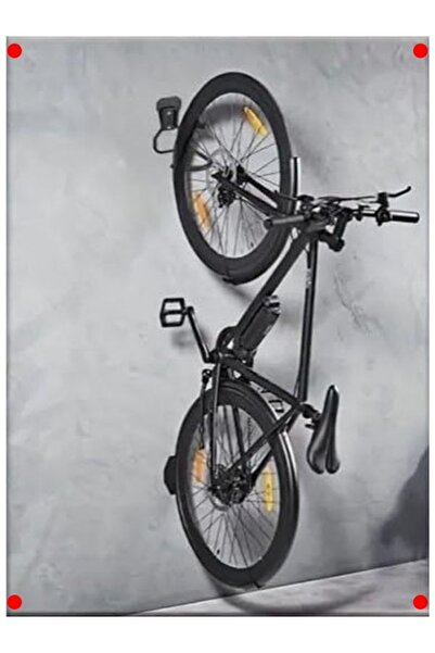 Genel Markalar Profil Bisiklet Askısı - Duvara Monte Güçlü Bisiklet Tutucu Kanca