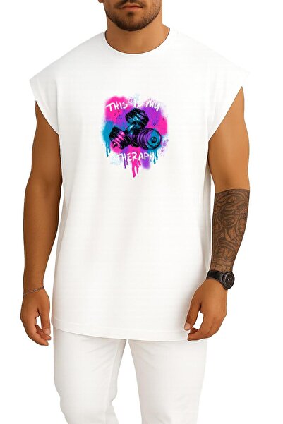 Bahriyeli Collection supradimensionat Aceasta este terapia mea Dumbell Fitnes...