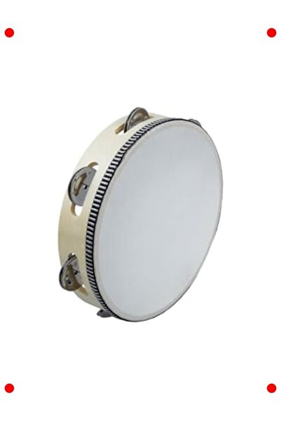 markentegra طبلة خشبية 6 بوصات - آلة إيقاع من الجلد الحقيقي