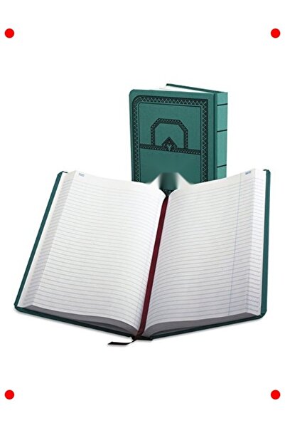 markentegra دفتر تسجيلات كبير، أخضر، 500 صفحة