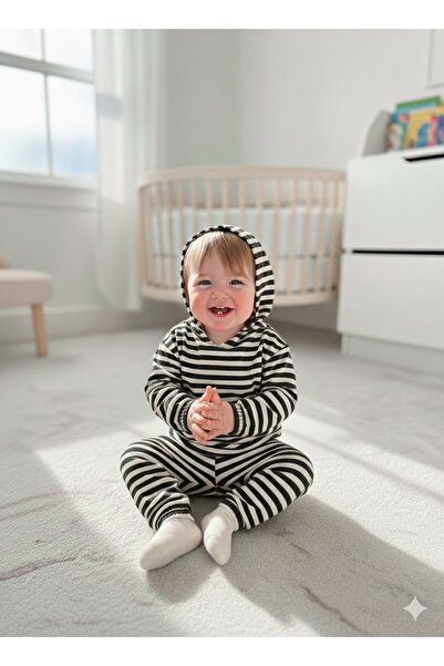 BAHNUR Black Three-Thread Capsule Suit Kres Suit