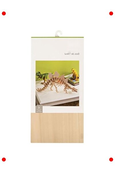 Genel Markalar Ihlamur Ağacı Ahşap Plaka, 30.5x15 cm, 4'lü Paket