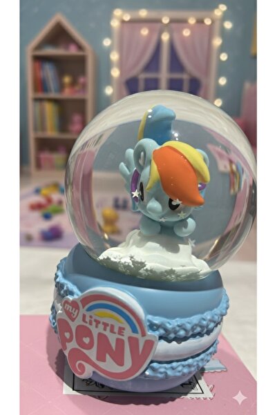 GÜÇLÜ My little pony temalı orta boy kar küresi