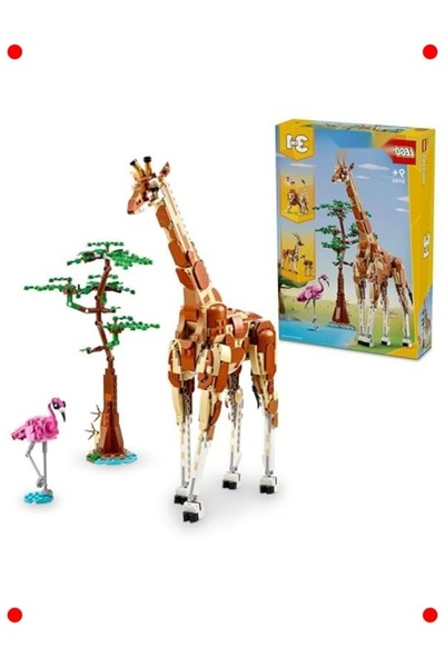 markentegra 3-in-1 Safari Vehicles Building Set (780 Pieces)