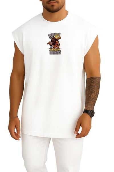 Bahriyeli Collection قصة فضفاضة كابتن مان ديفيدسون مطبوع أتليت