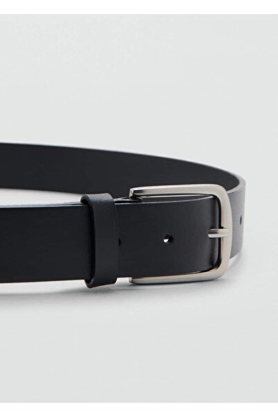 MANGO Man Tokalı deri kemer