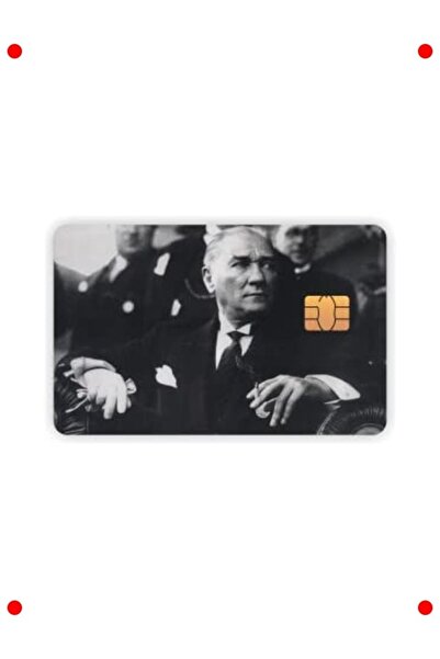 Genel Markalar Atatürk Kart Kaplama Stickerı