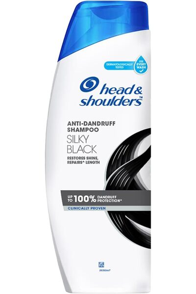 Head & Shoulders Silky Black Shampoo, 180ml