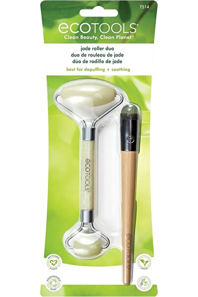Ecotools Jade Facial Roller and Eye Roller Duo, 2 Piece Set
