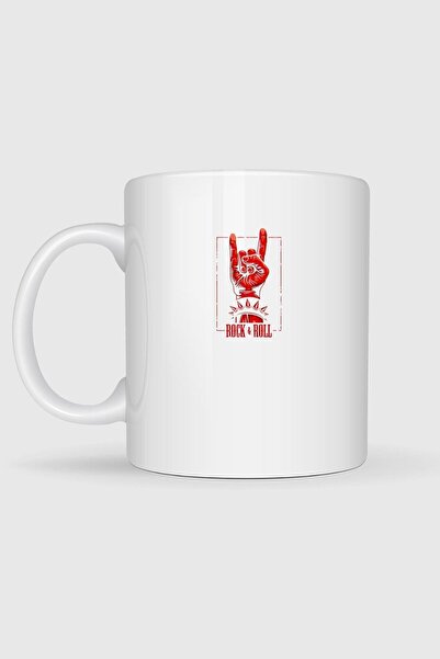 Bahriyeli Collection Rock and Roll Printed Mug