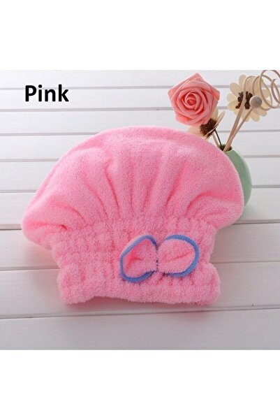 Generic Hair drying cap in the shape of a bow - bonnet (1 pack)