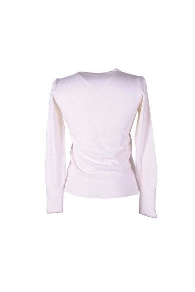 trender Basic O Neck Ecru Women's Sweater 26Kl71A40020